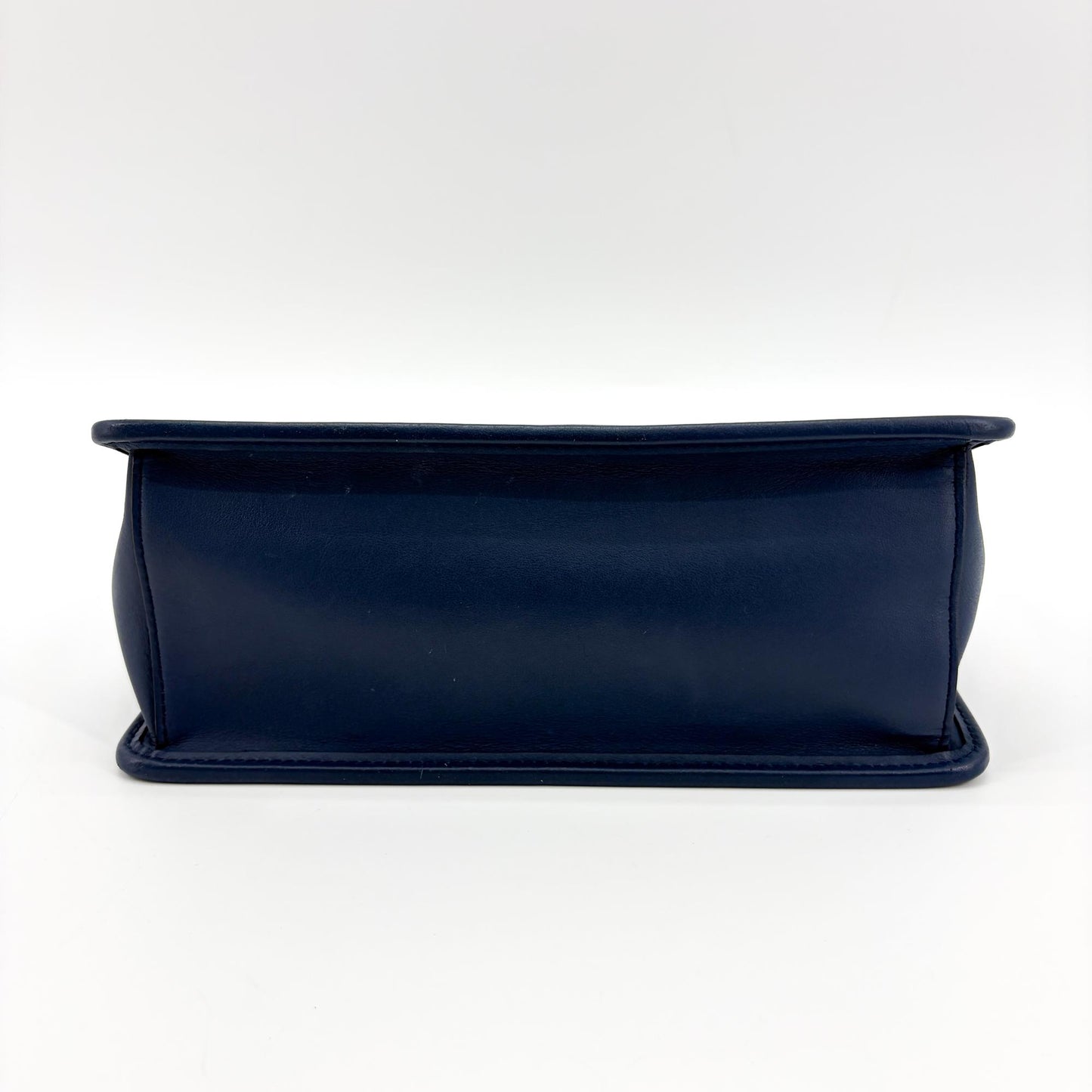Fendi Can I F Shoulder Bag Navy Gold Hardware