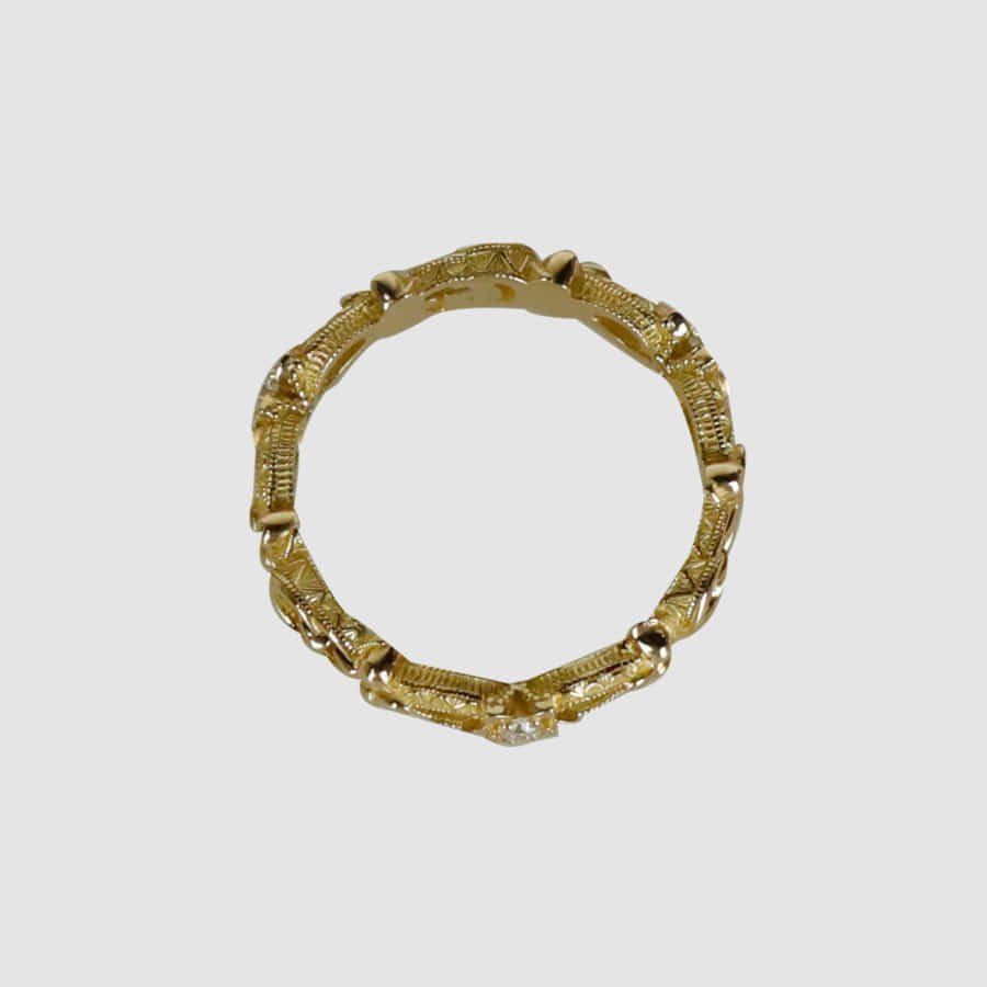 9 Flora Diamond Ring