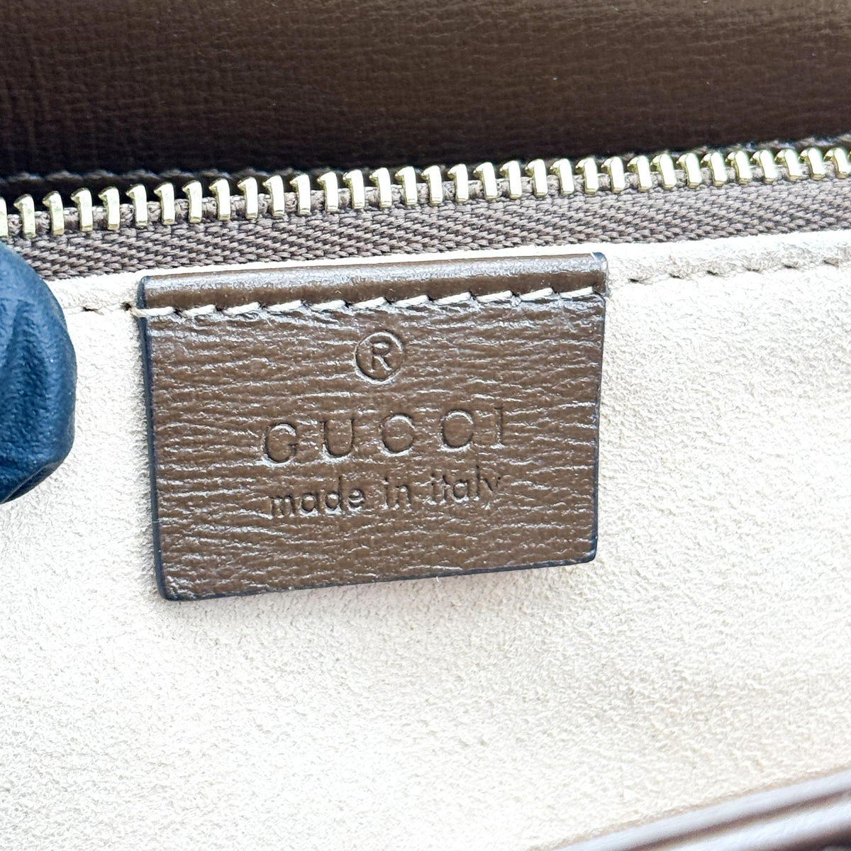 Gucci Horsebit 1955 Mini Crossbody Bag Beige Ebony