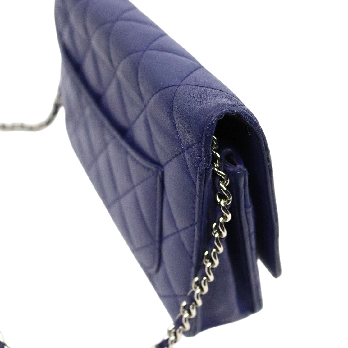 Chanel Navy Lambskin WOC