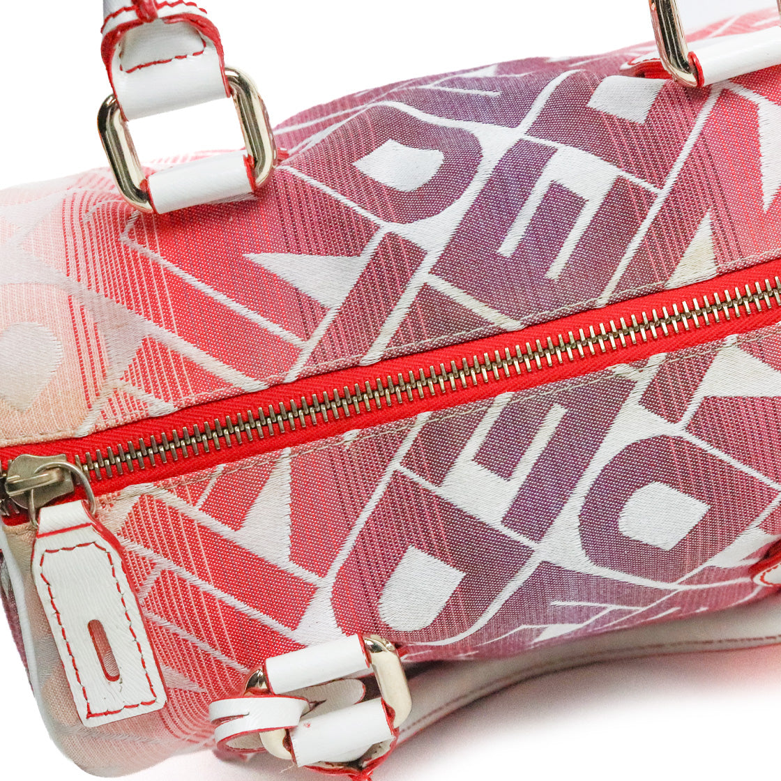 Fendi White Ombre Boston Bag