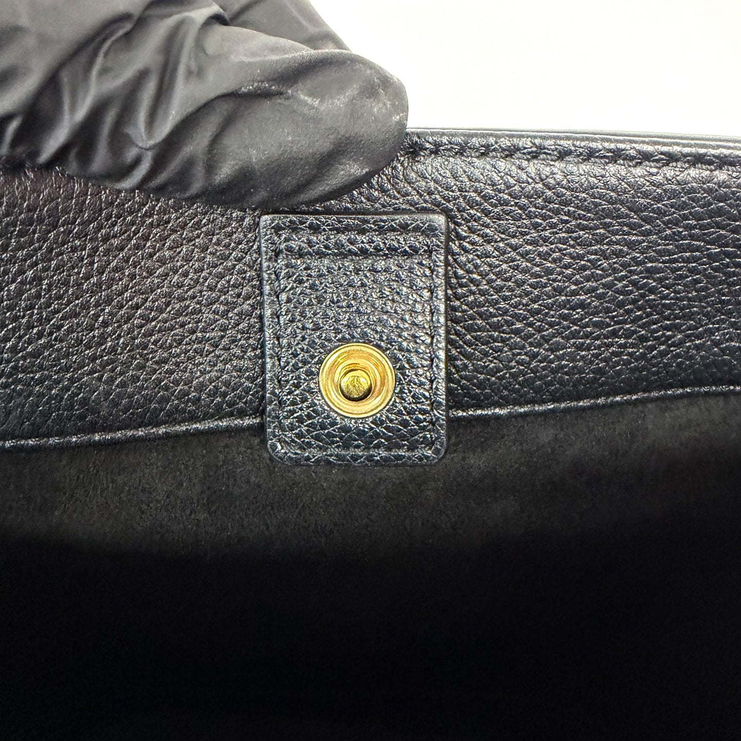 Celine Small Bucket Cure Triomphe Black