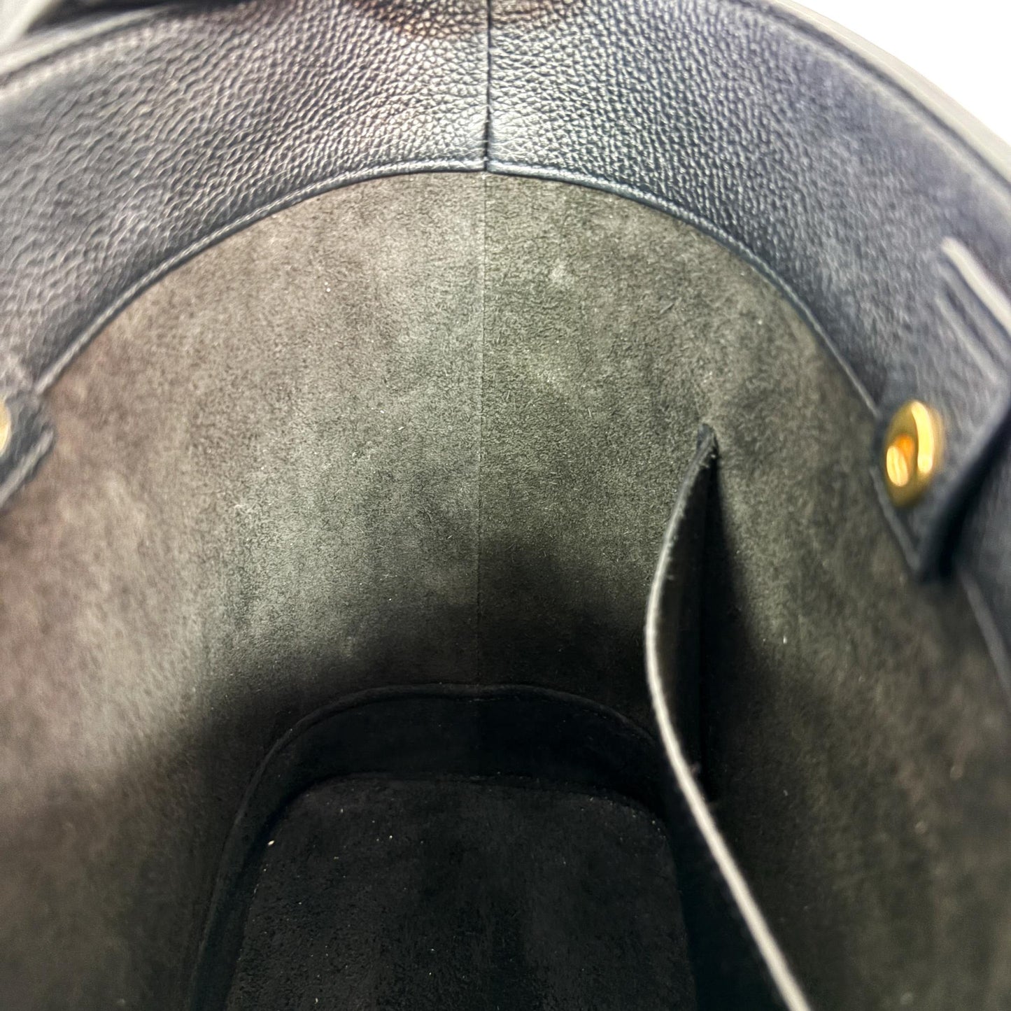 Celine Small Bucket Cure Triomphe Black