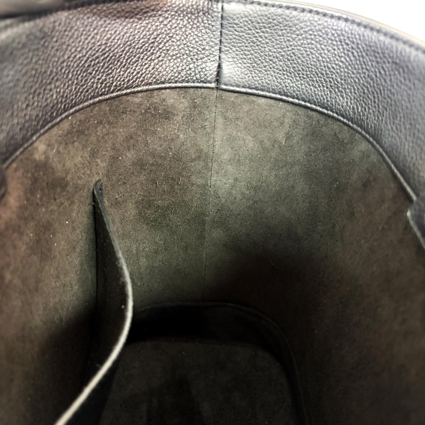 Celine Small Bucket Cure Triomphe Black