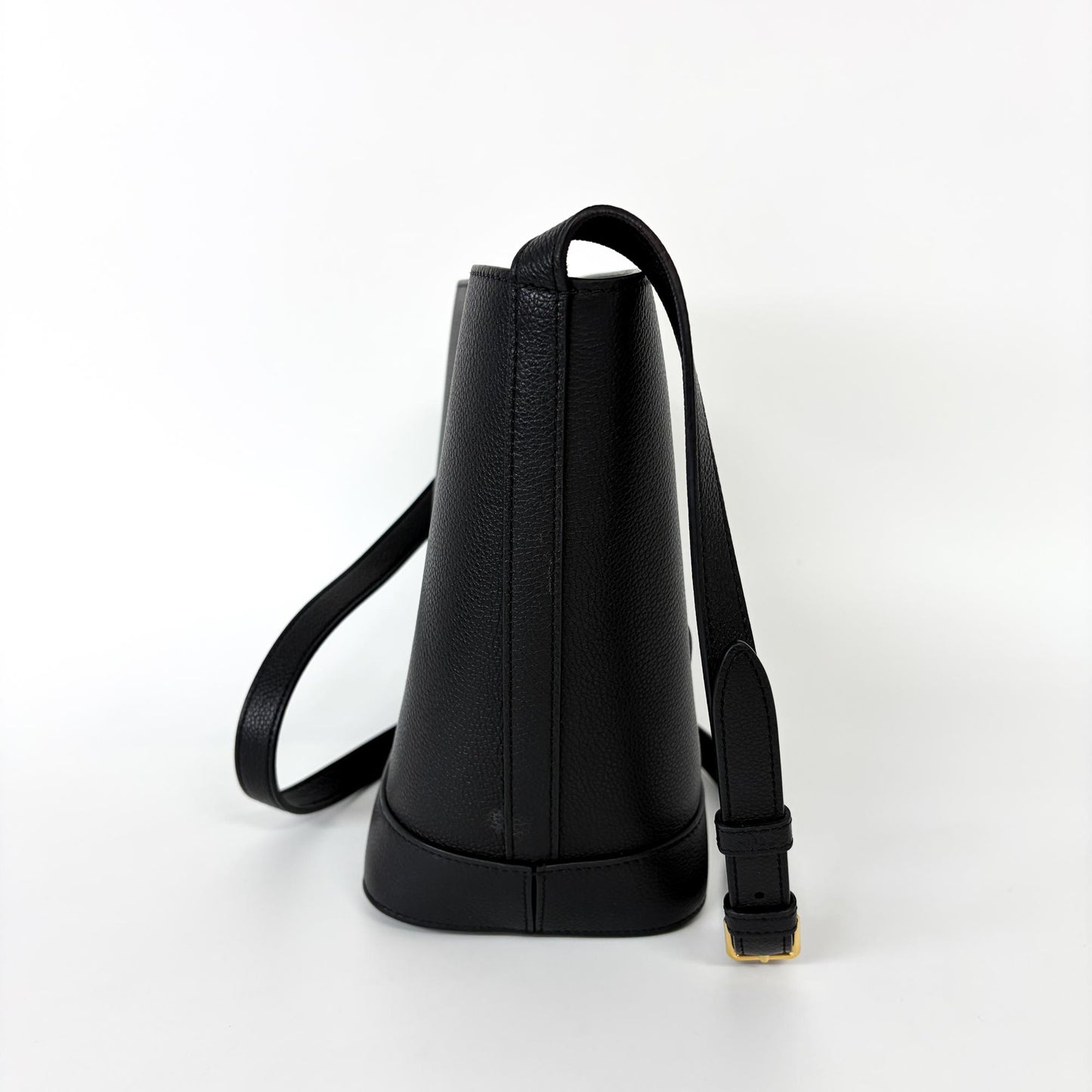 Celine Small Bucket Cure Triomphe Black