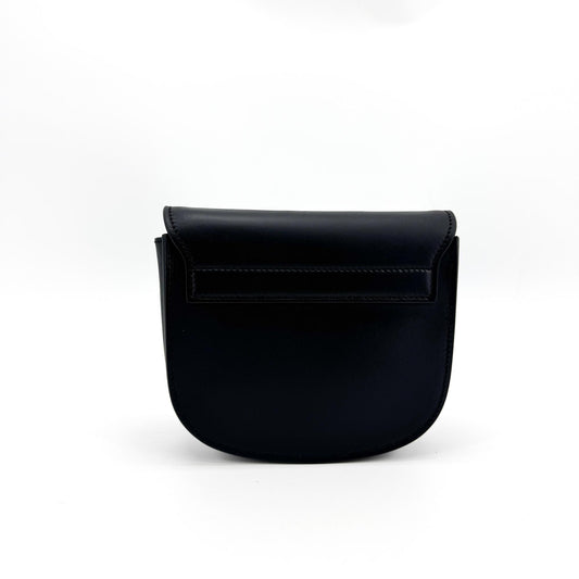 Saint Laurent Kaia Mini Leather Crossbody Bag Black