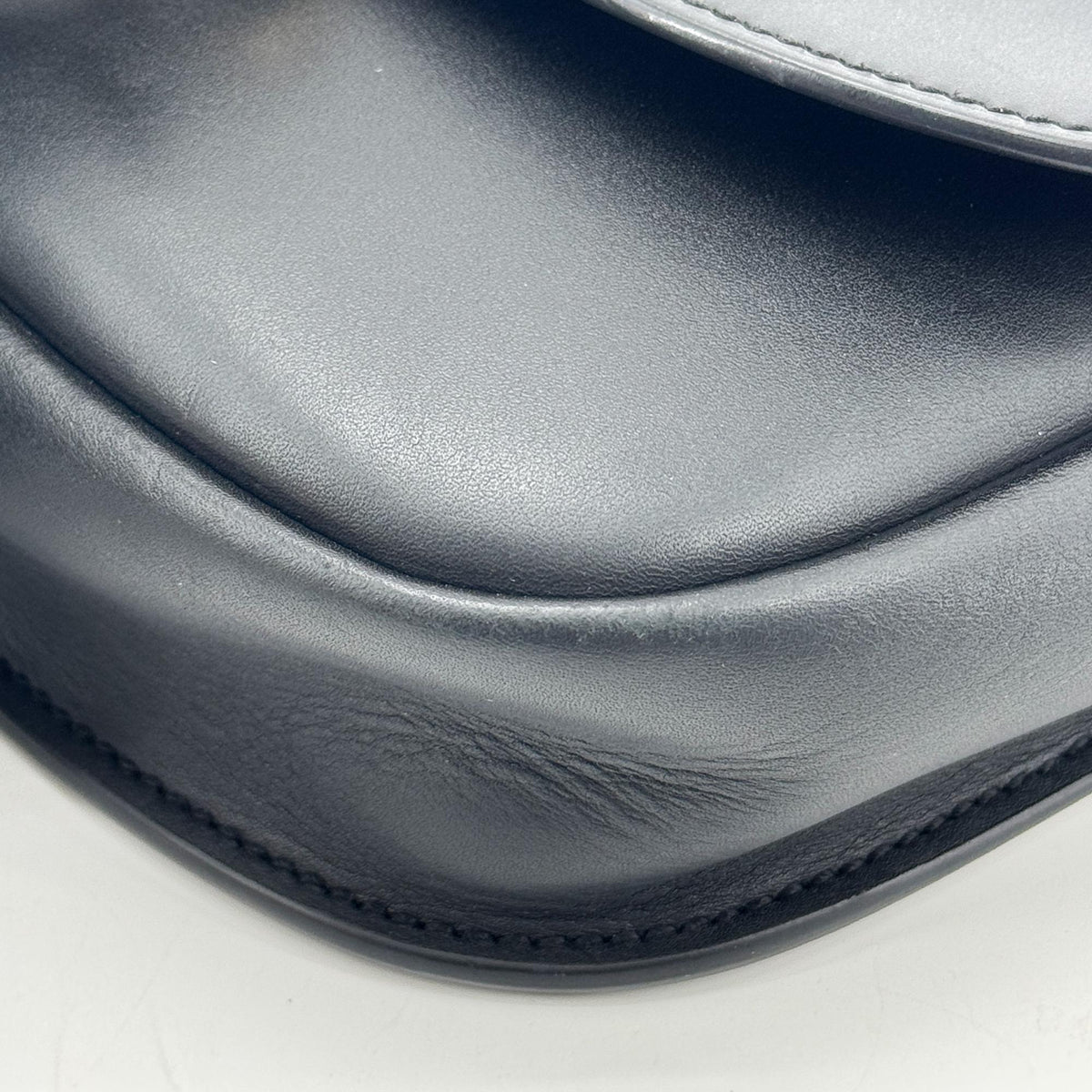 Saint Laurent Kaia Mini Leather Crossbody Bag Black