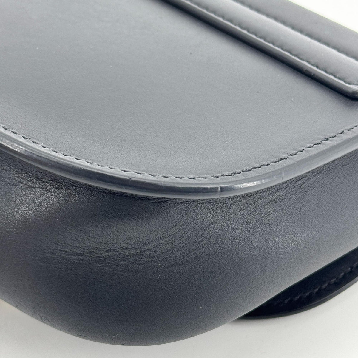 Saint Laurent Kaia Mini Leather Crossbody Bag Black