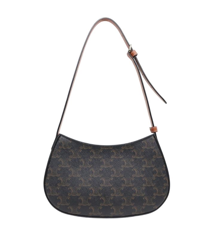Celine Medium Triope Canvas Tilly Shoulder Bag in Canvas