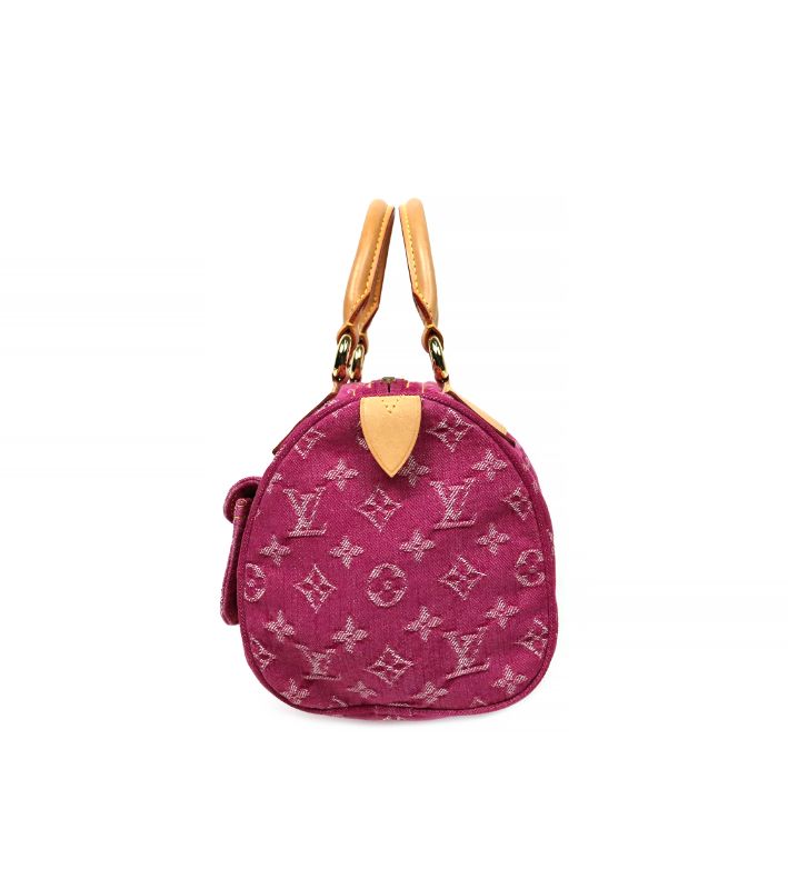 Louis Vuitton Pink Denim Neo Speedy