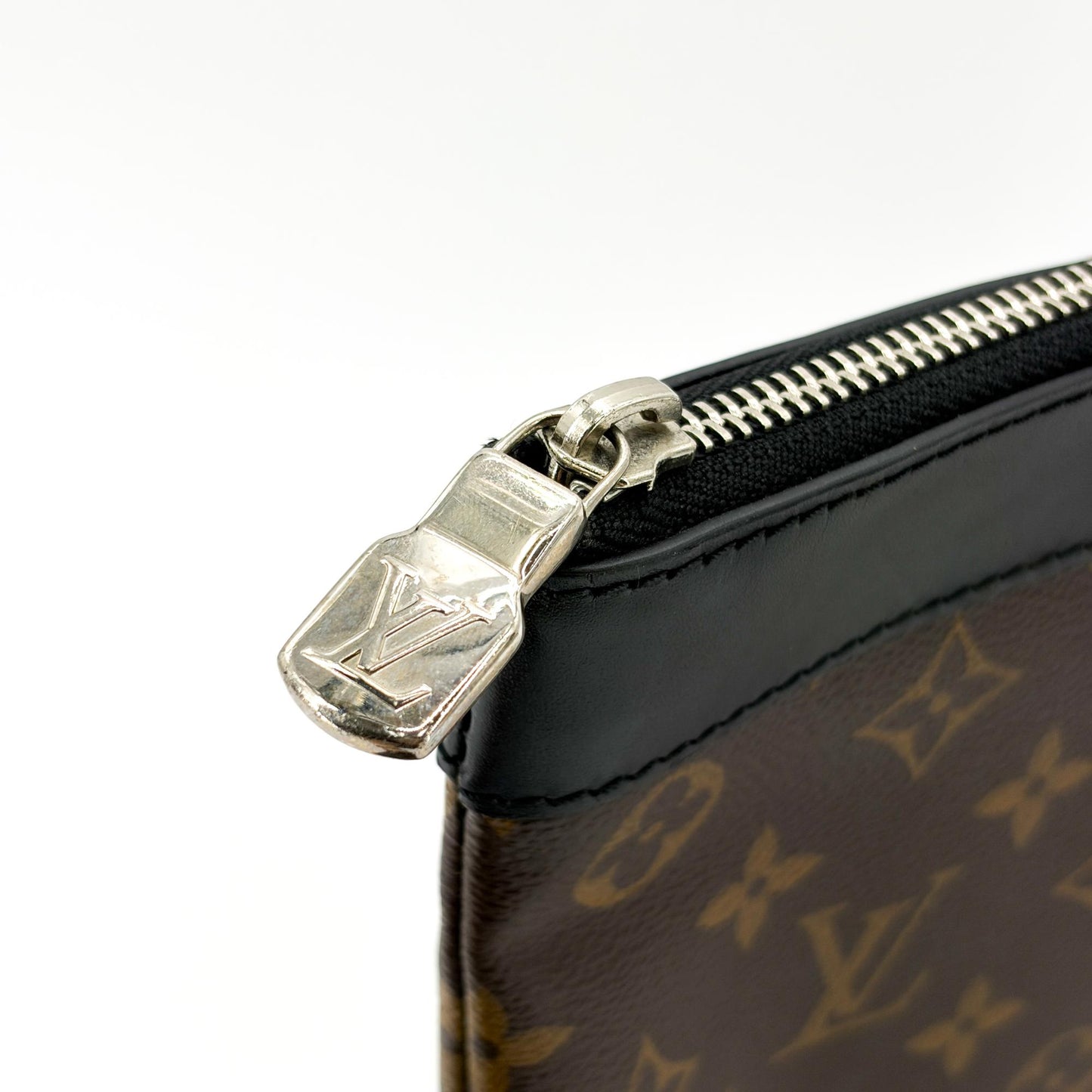 Louis Vuitton Monogram Macassar Pochette Discovery MM