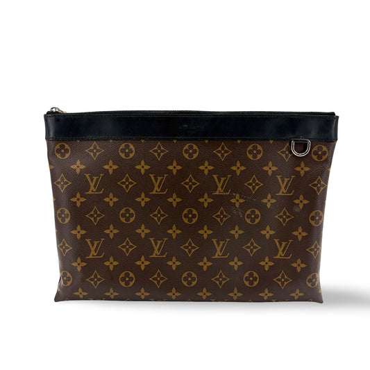 Louis Vuitton Monogram Macassar Pochette Discovery MM
