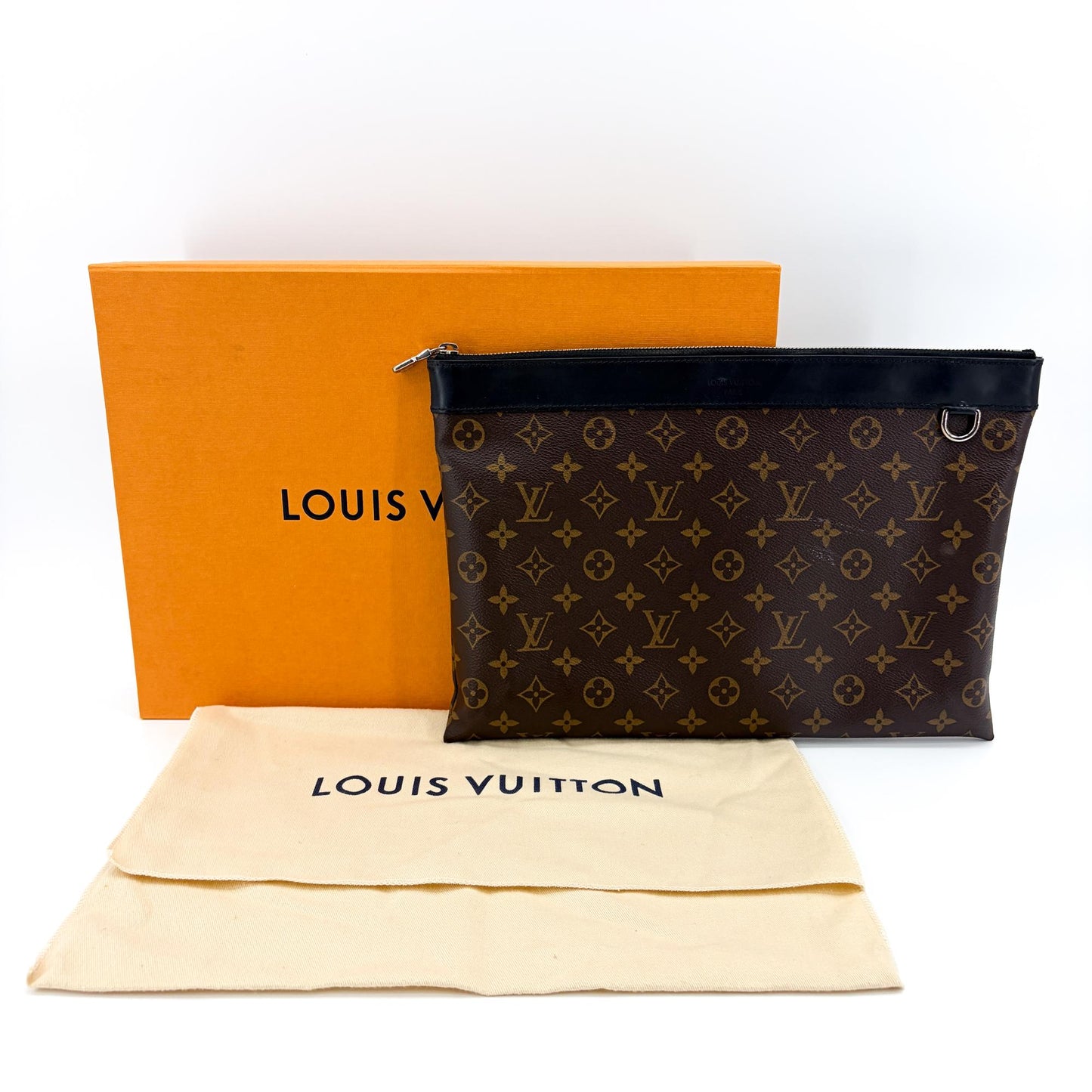 Louis Vuitton Monogram Macassar Pochette Discovery MM