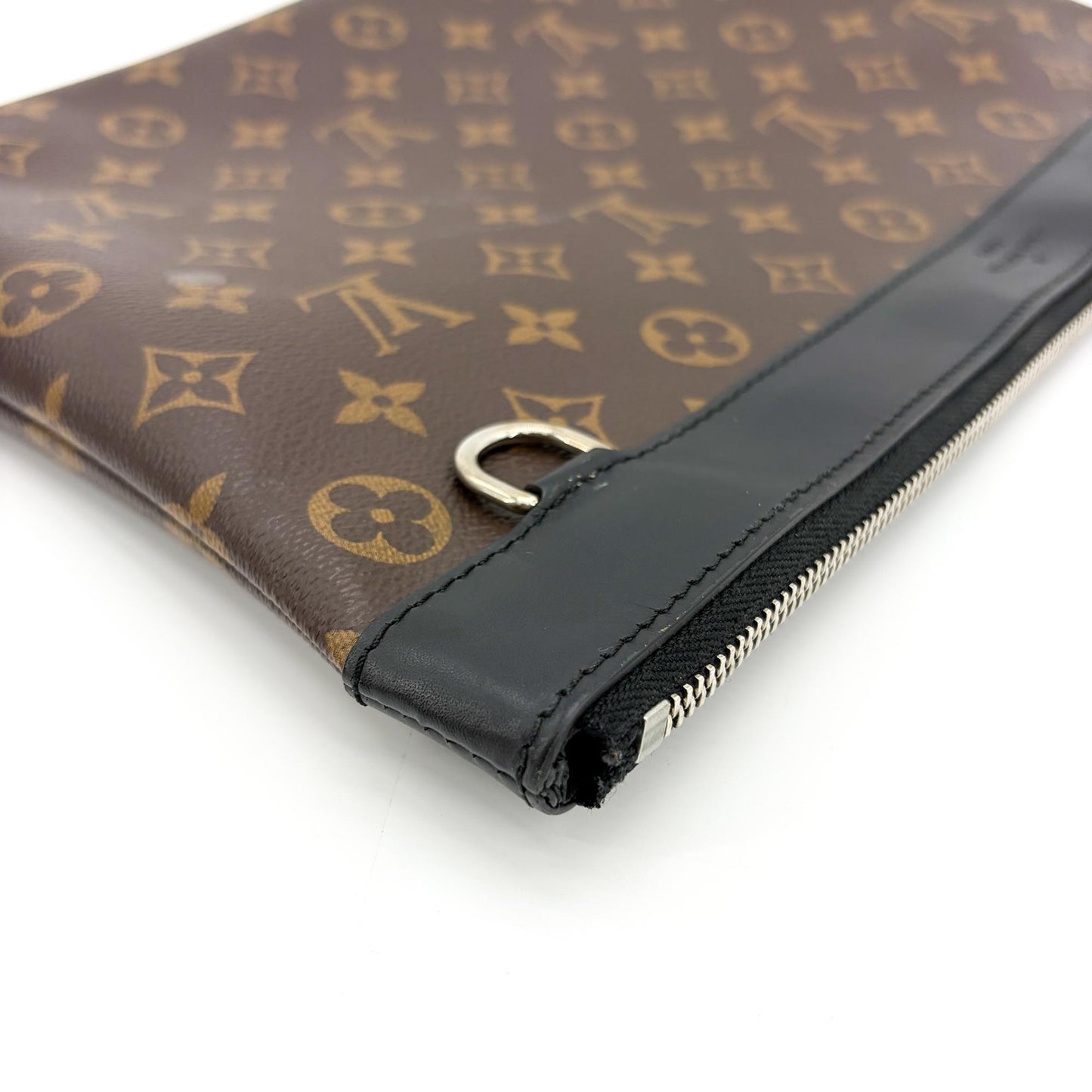 Louis Vuitton Monogram Macassar Pochette Discovery MM