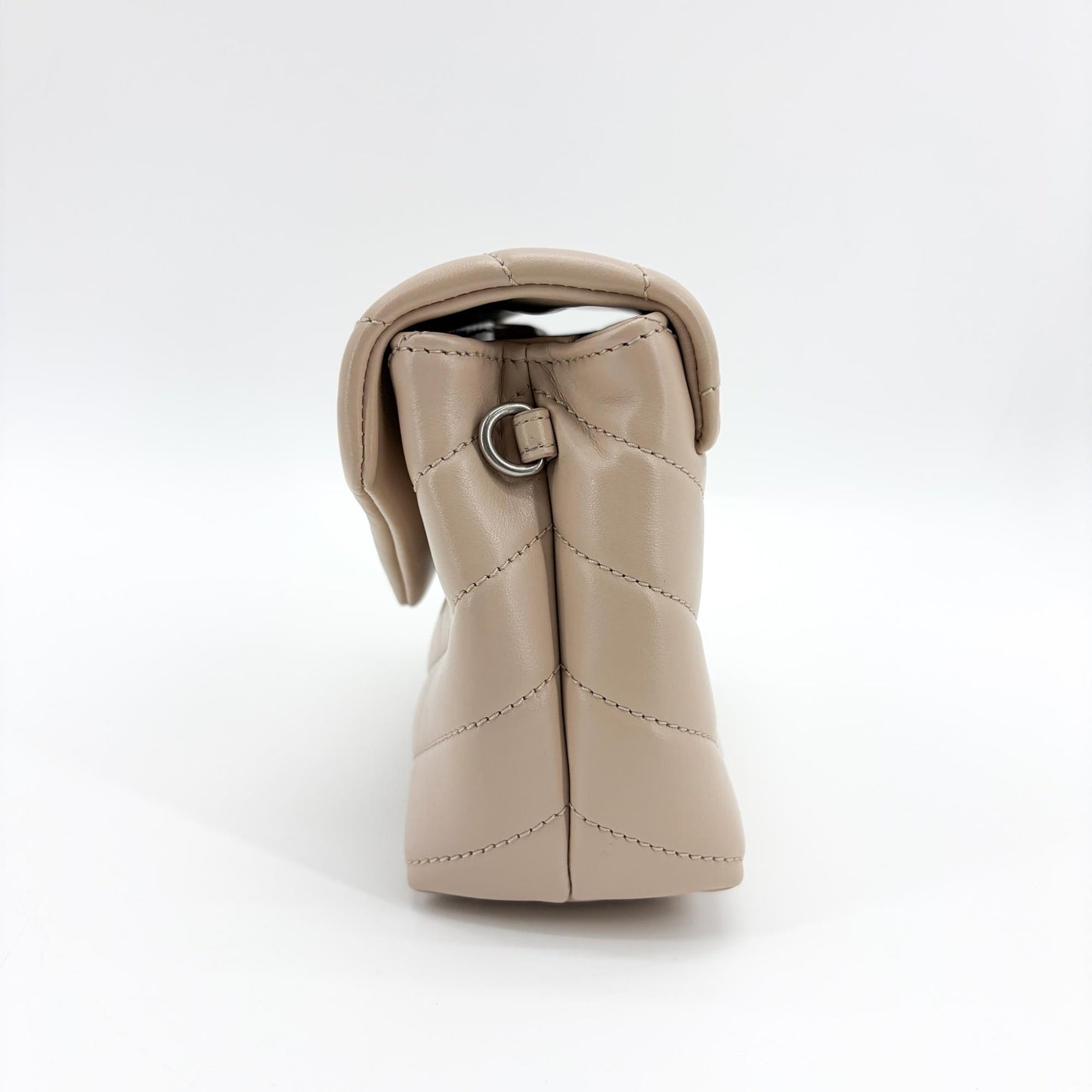Saint Laurent Toy Lulu Shoulder Bag Beige