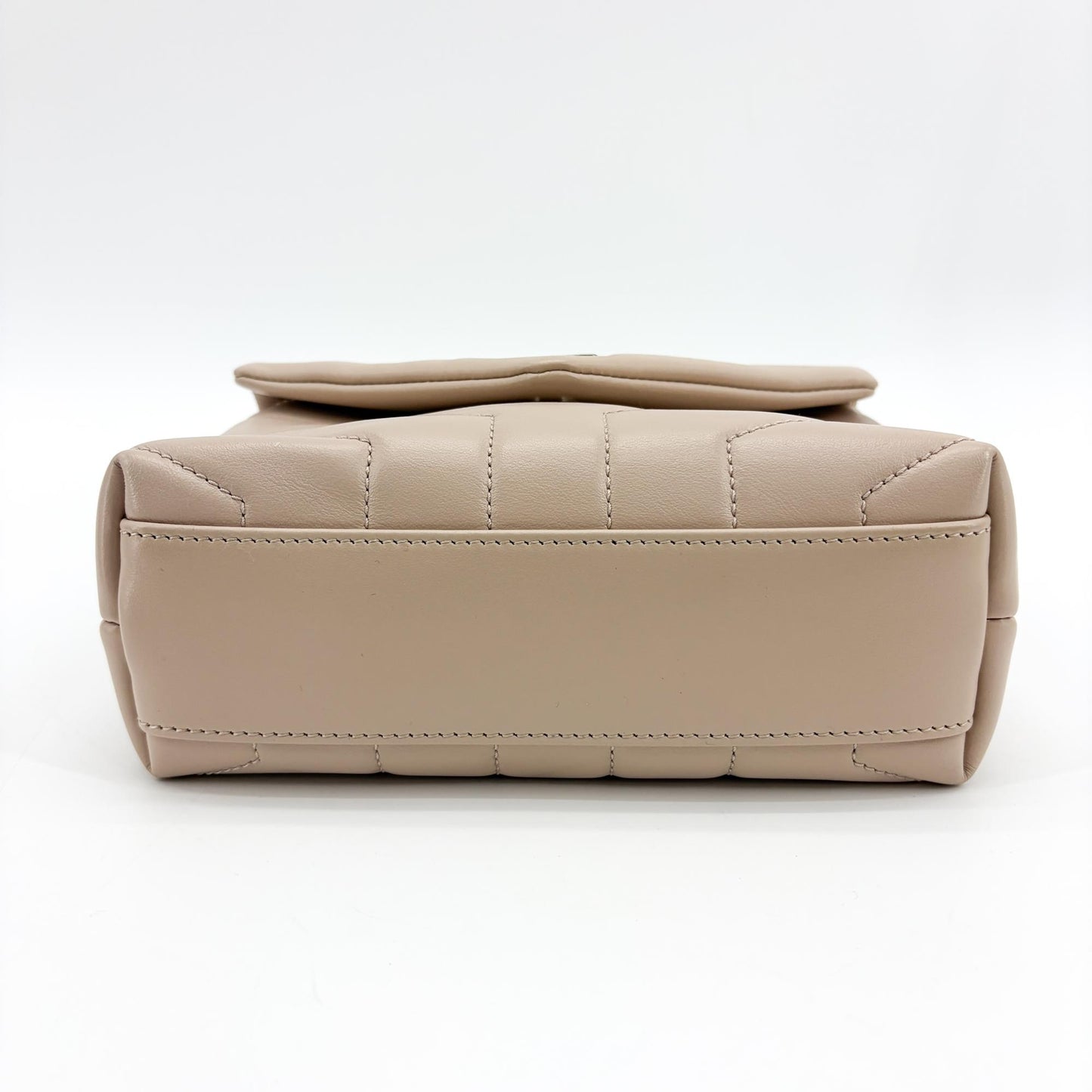 Saint Laurent Toy Lulu Shoulder Bag Beige