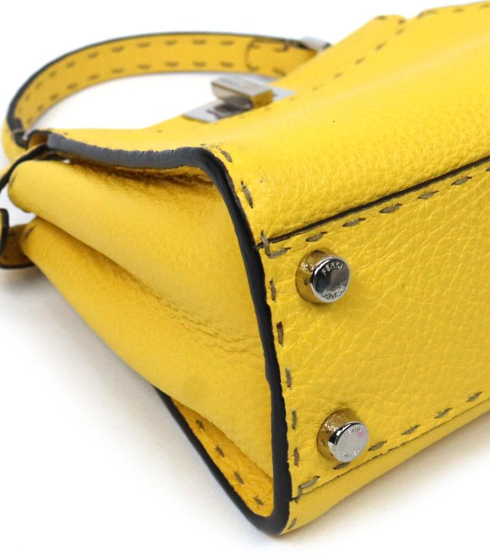 Fendi Yellow Small Celeria Picaboo