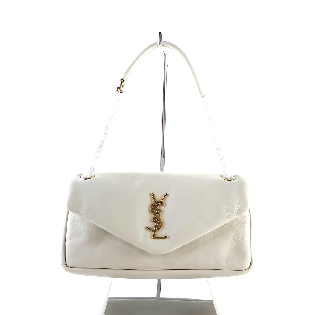 Small Plunge Lambskin Calypso Shoulder Bag 734153