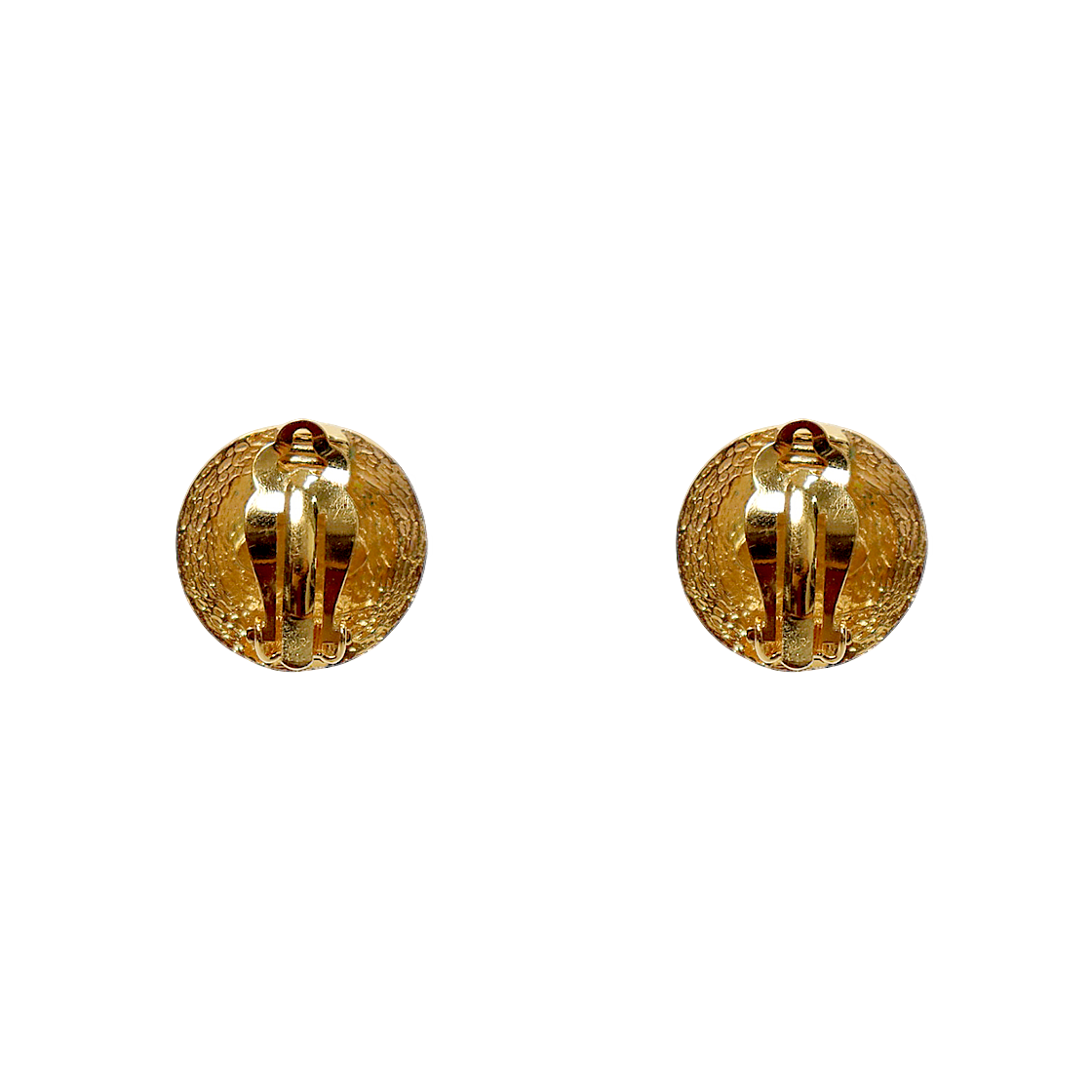 Chanel CC Gold Earrings