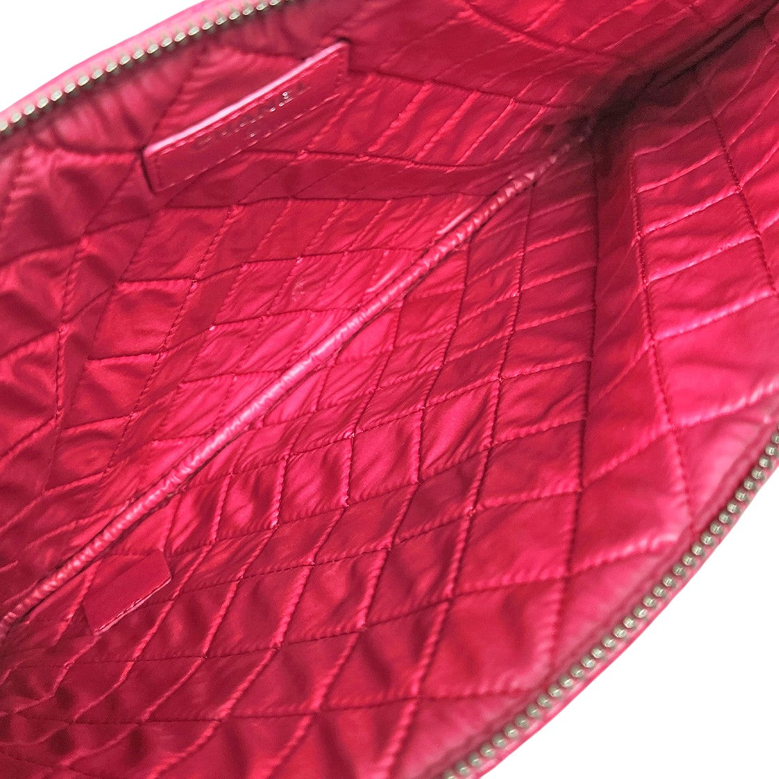 Chanel Pink Perforated Clutch Bag