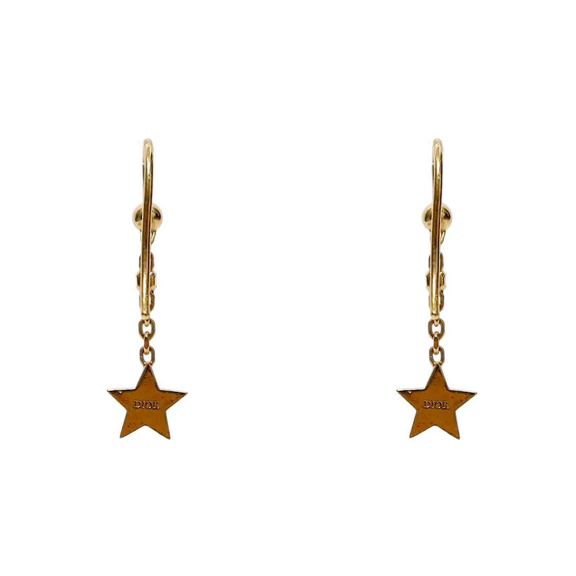 Dior Star Gold Earrings