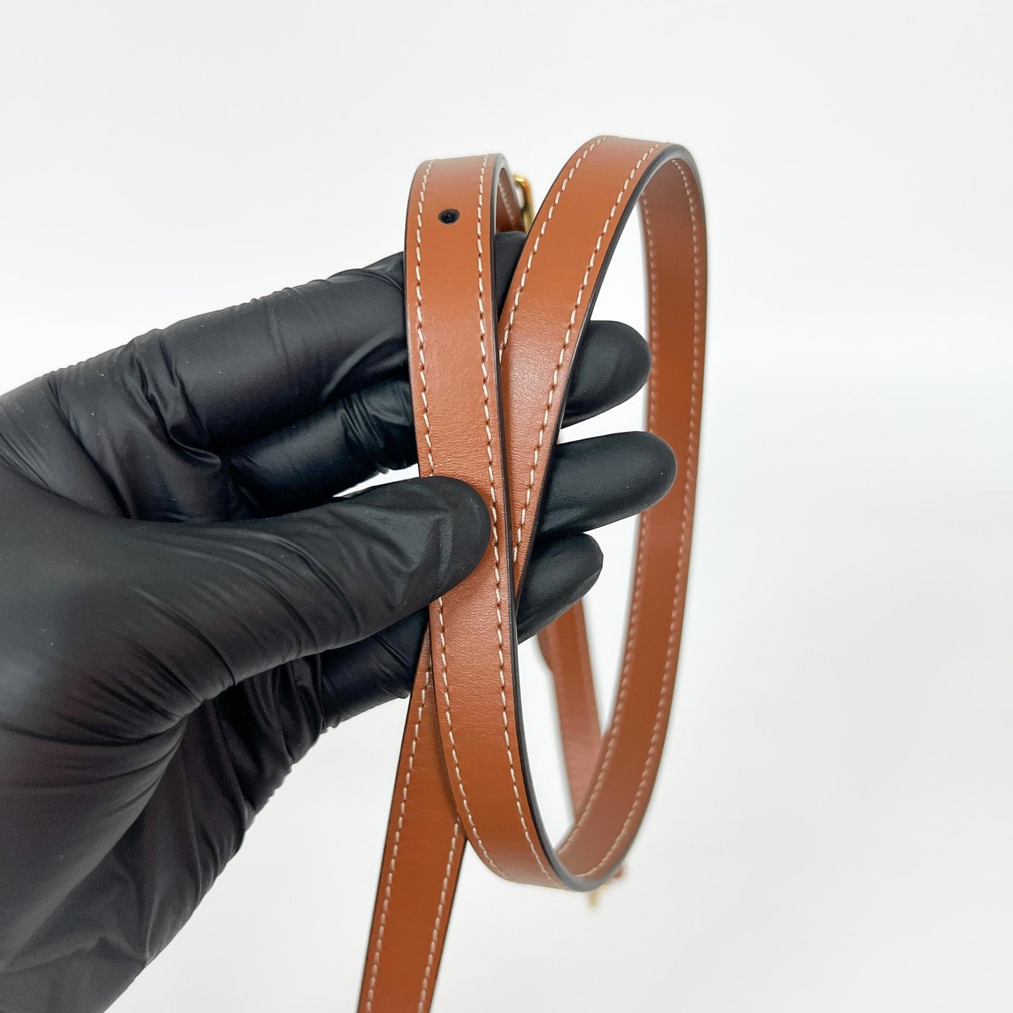 Celine Mini Heart Handle Bag Smooth Calfskin Tan