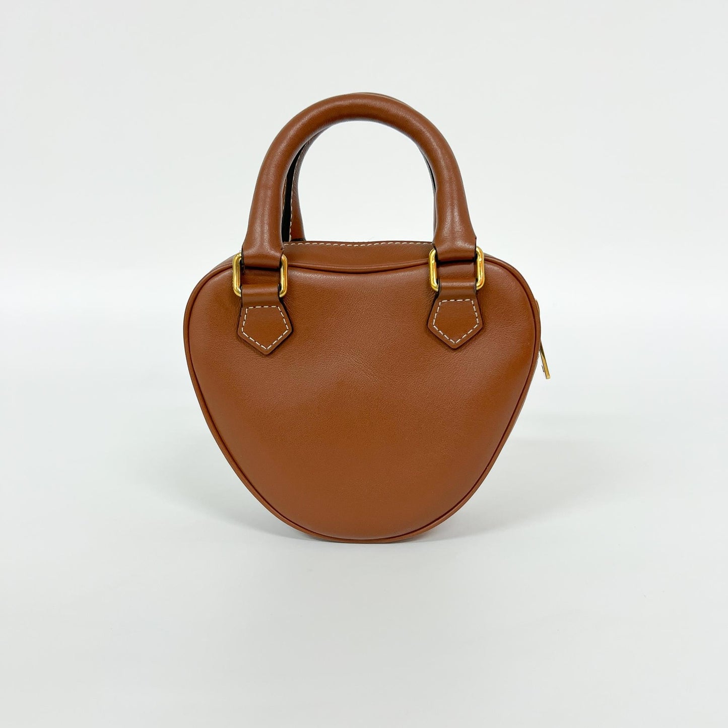Celine Mini Heart Handle Bag Smooth Calfskin Tan