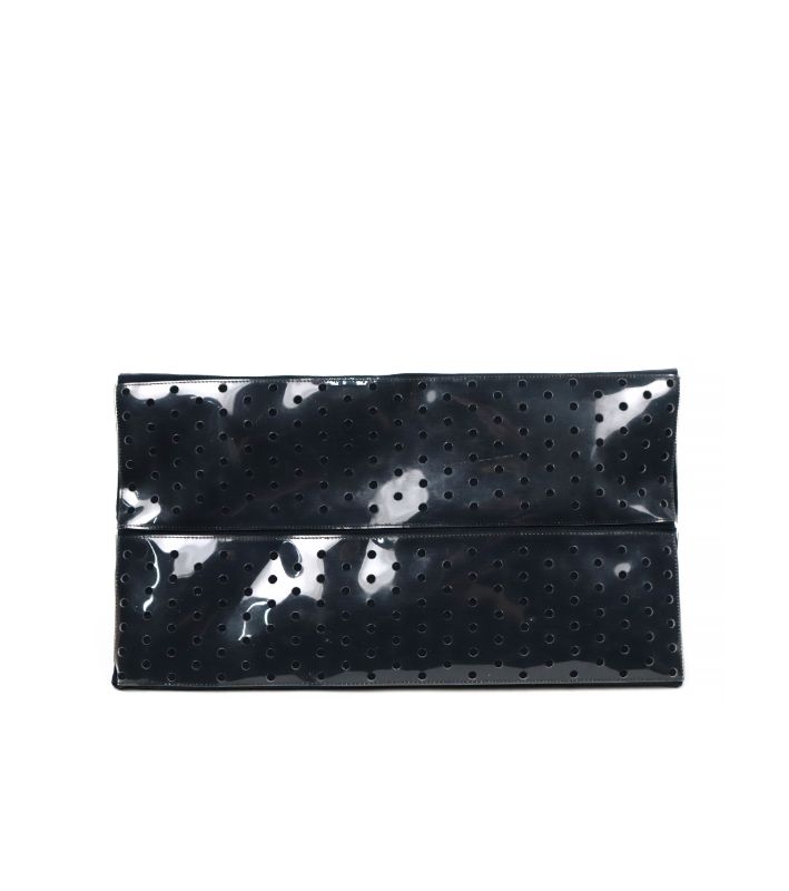 Chanel Black and White PVC Perforated Tote Bag
