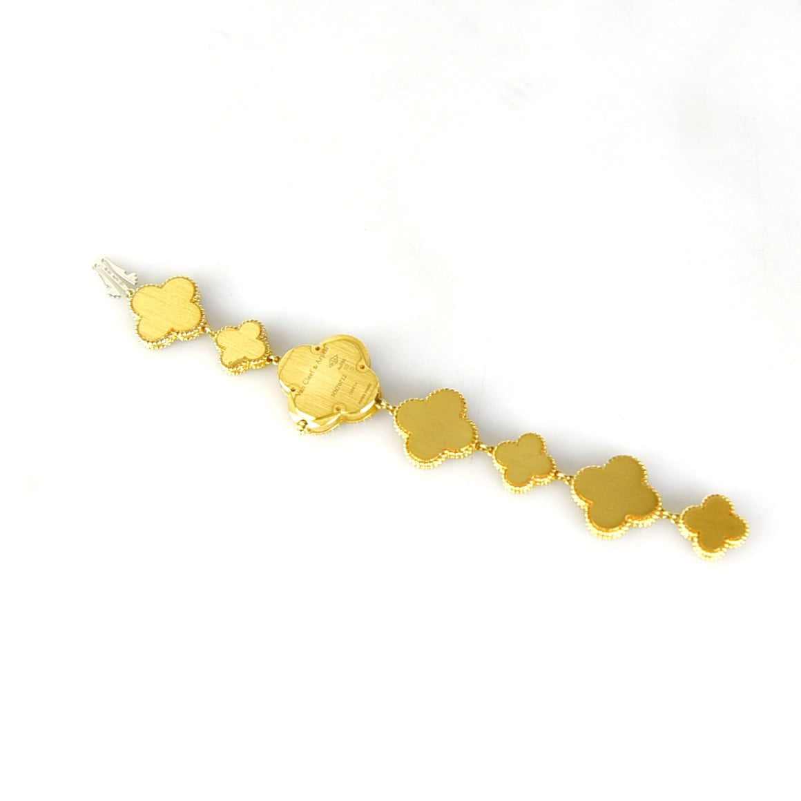 Onyx Alhambra 18K Gold Watch