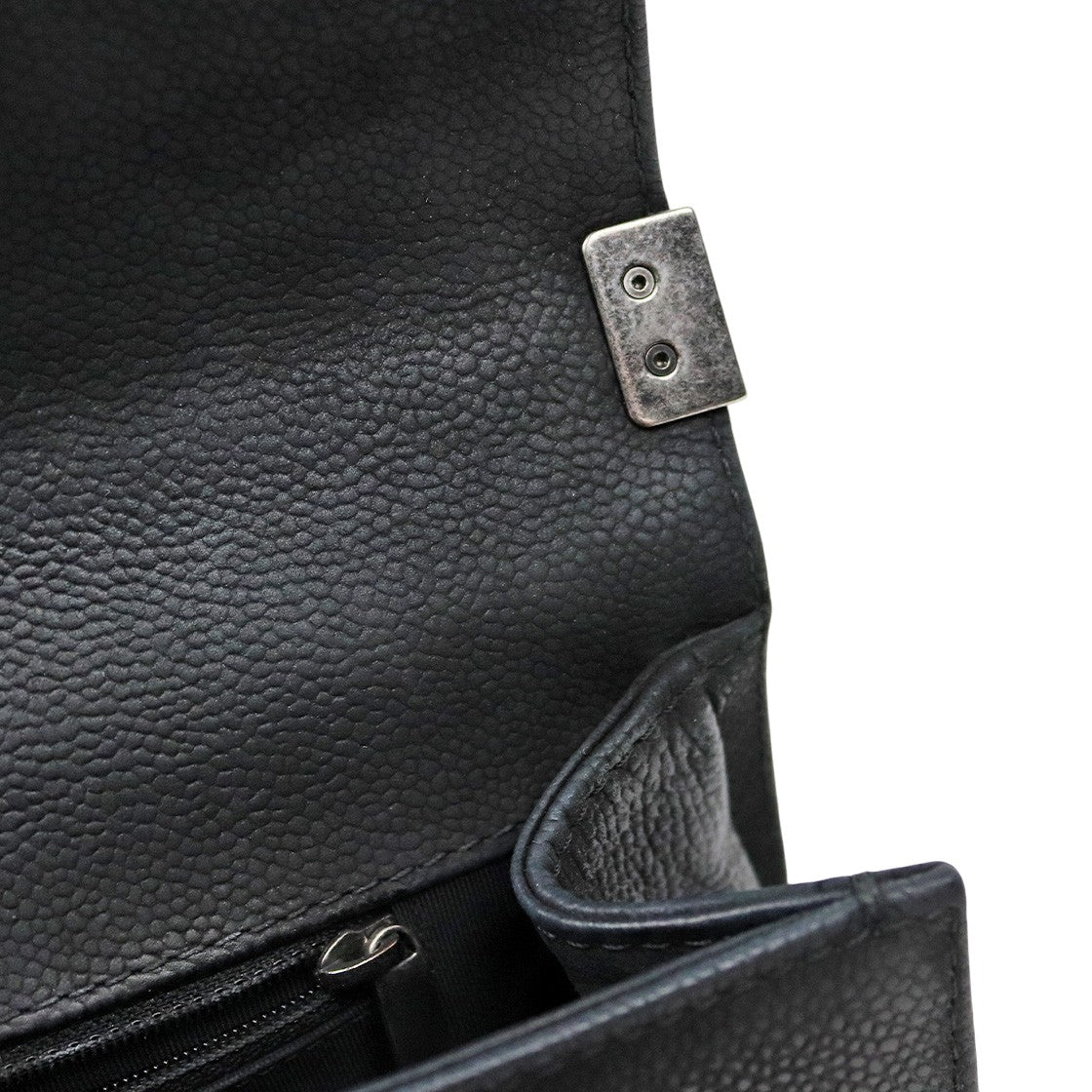 Chanel Black Large Caviar Boy Bag