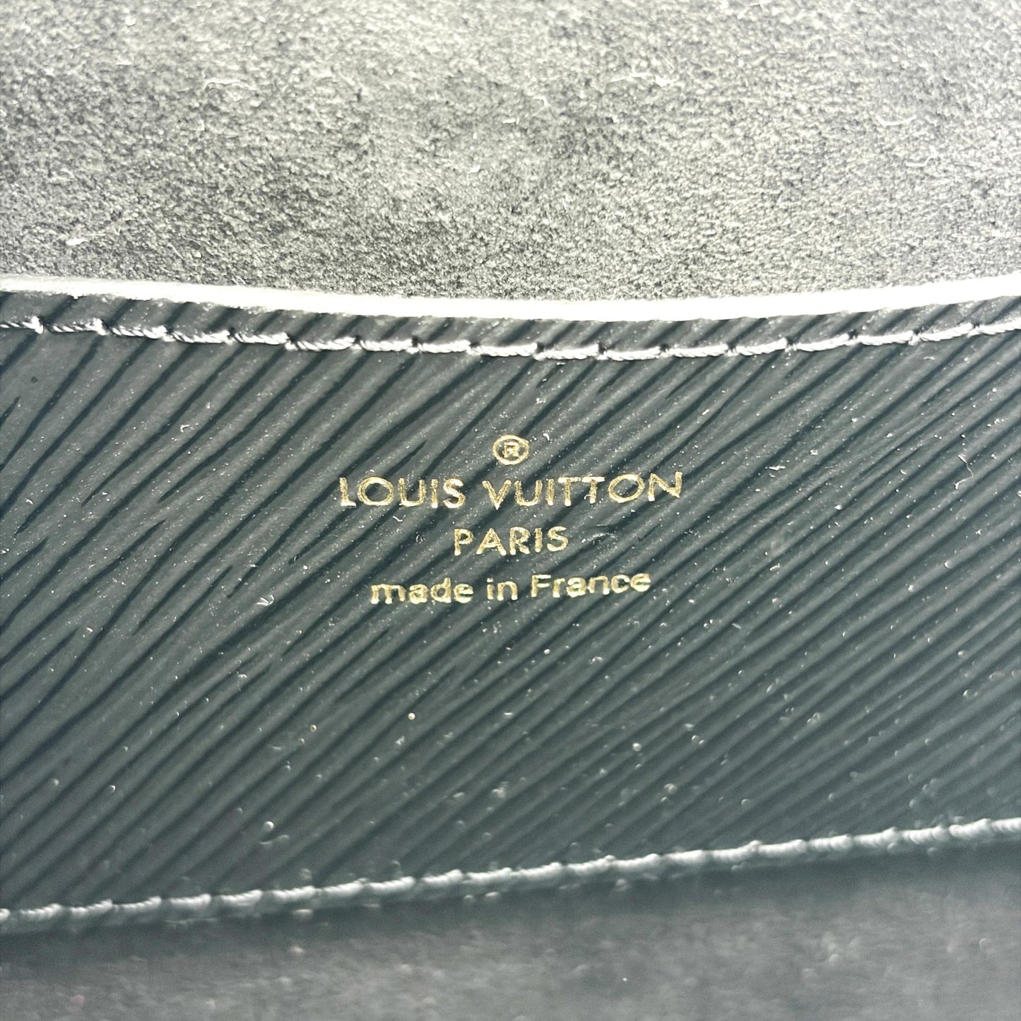 Louis Vuitton Twist One Handle PM Black Epi Leather Leopard