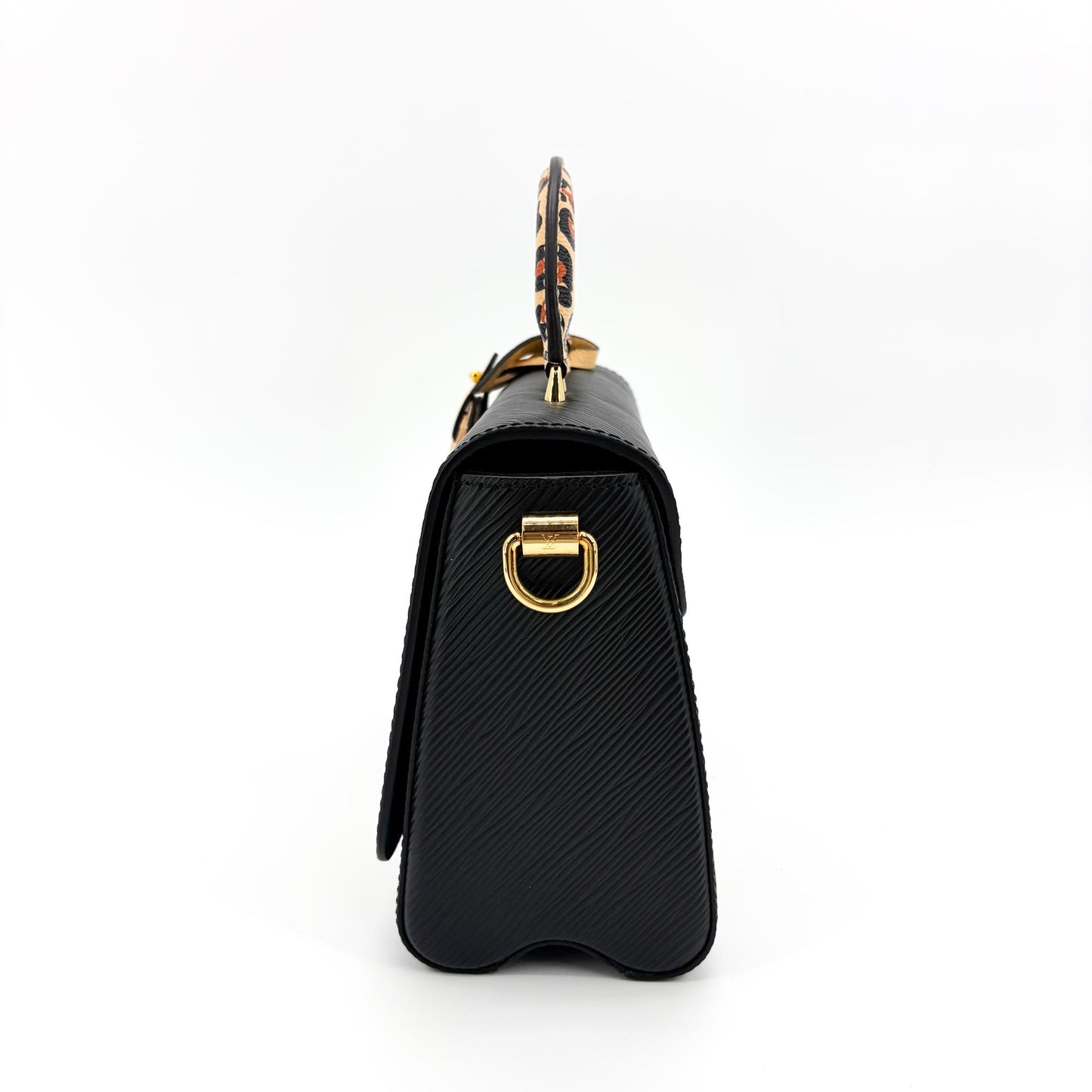 Louis Vuitton Twist One Handle PM Black Epi Leather Leopard