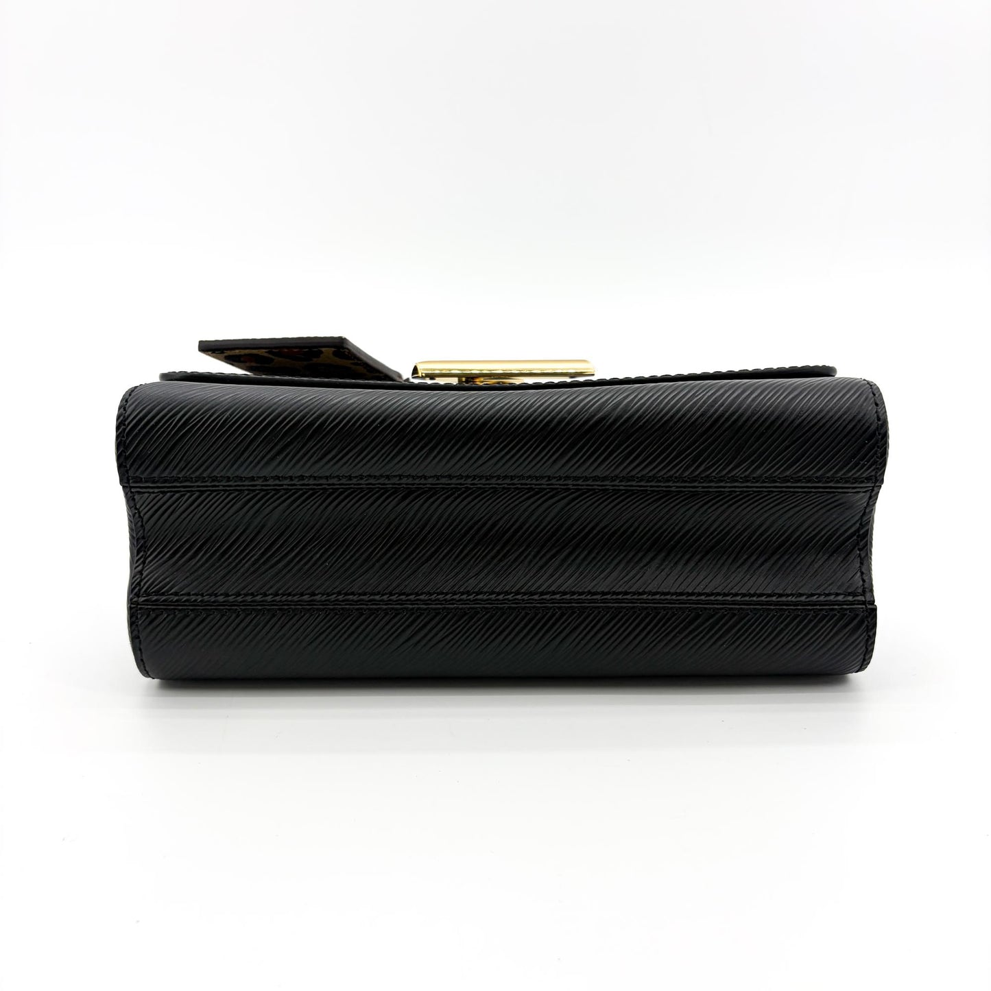 Louis Vuitton Twist One Handle PM Black Epi Leather Leopard
