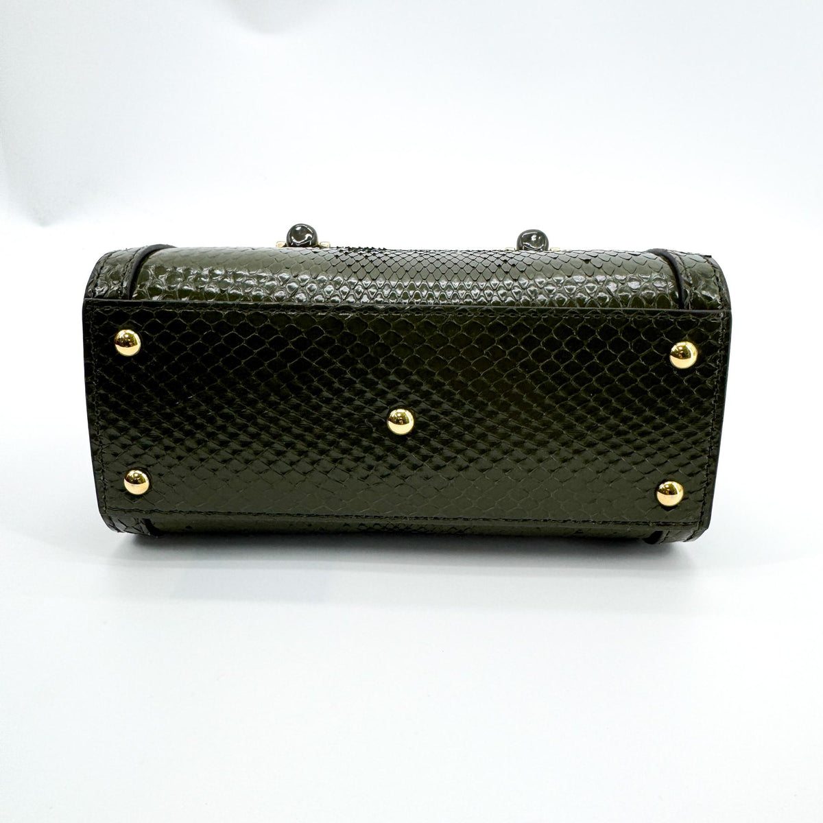 Gucci Diana Mini Python Tote Bag Black