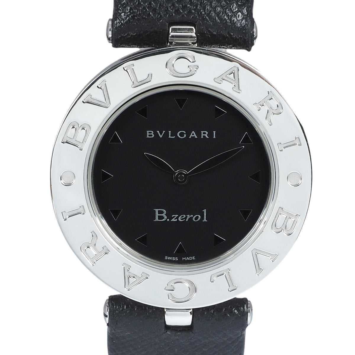 Bulgari BZ30S B.Zero1 Quartz Leather Band Watch