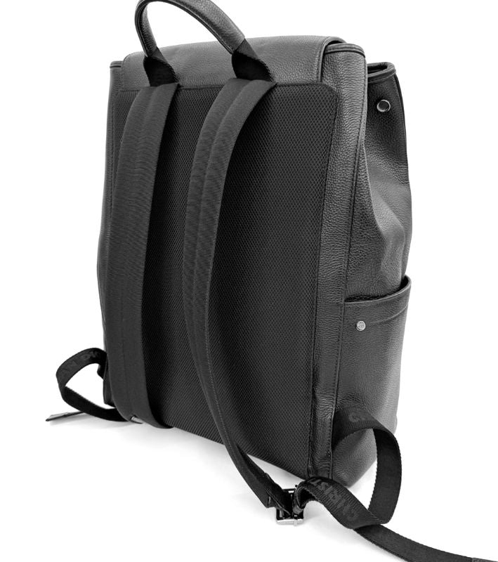 Dior Black Leather Saddle Backpack