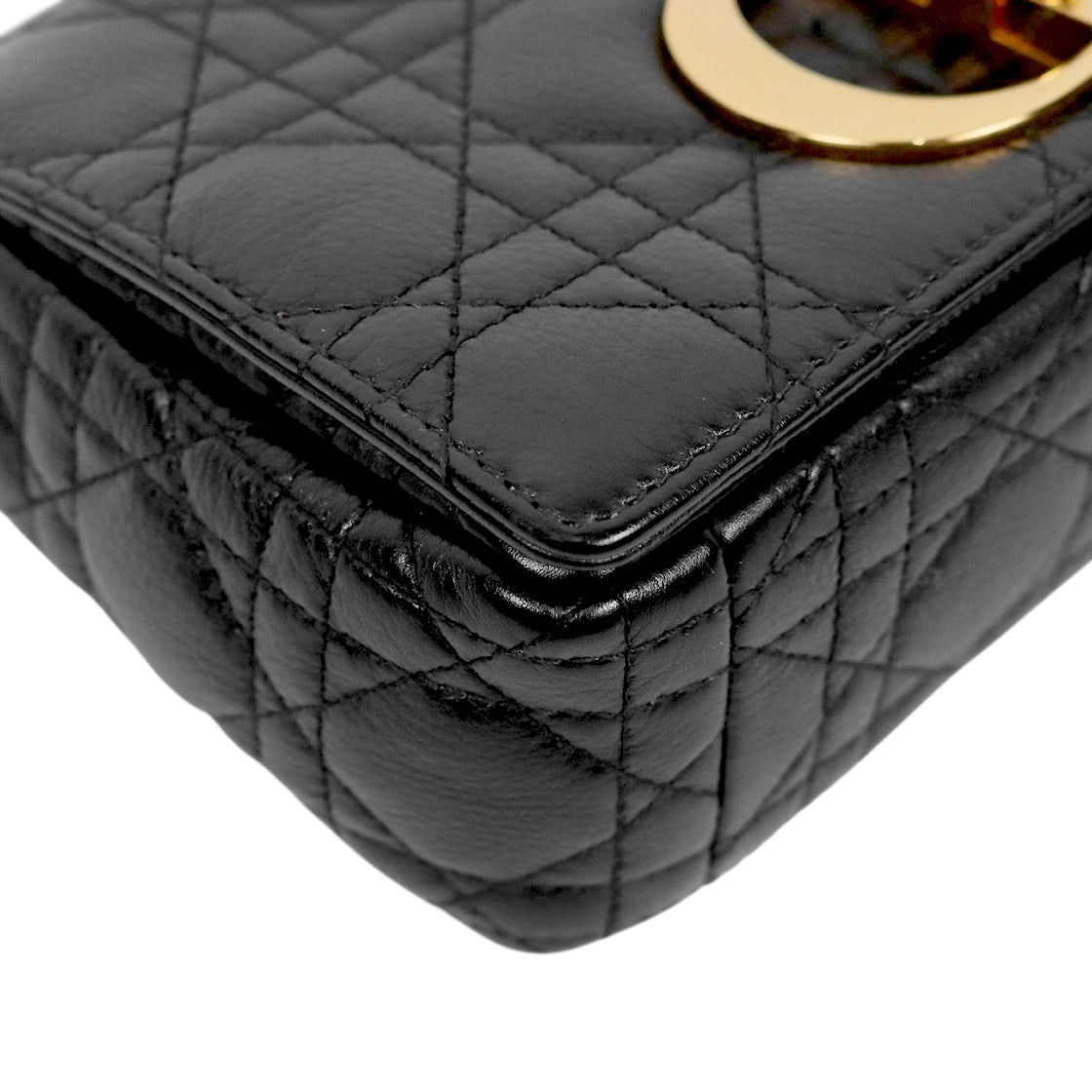Dior Black Small Caro Bag