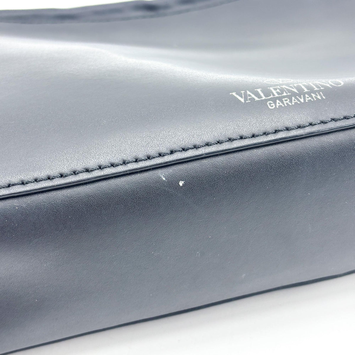 Valentino Garavani VLTN Leather Camera Bag Black