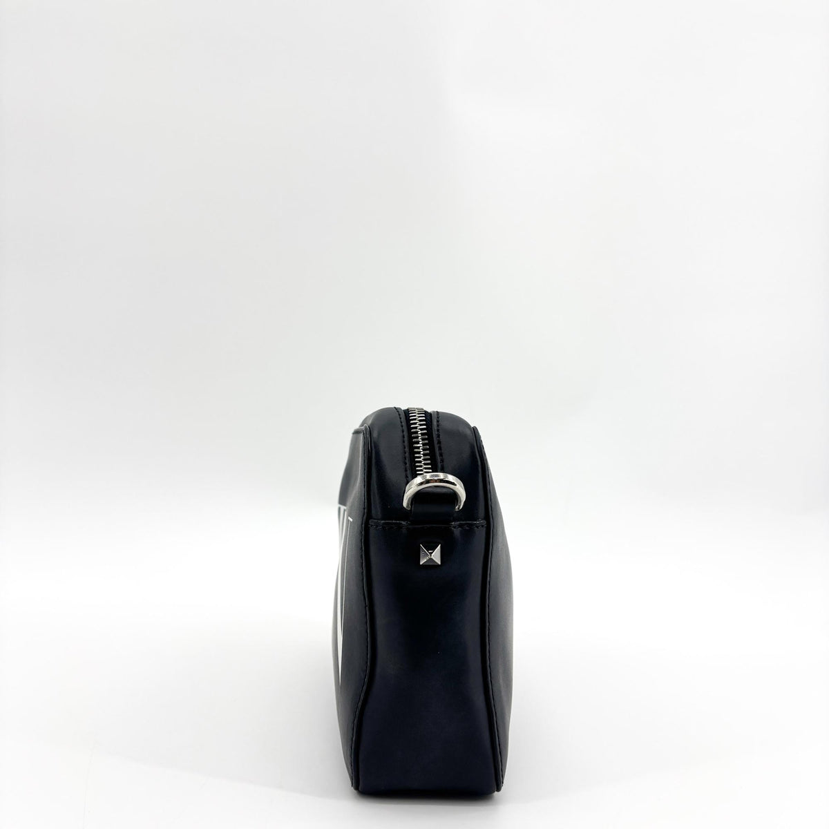 Valentino Garavani VLTN Leather Camera Bag Black