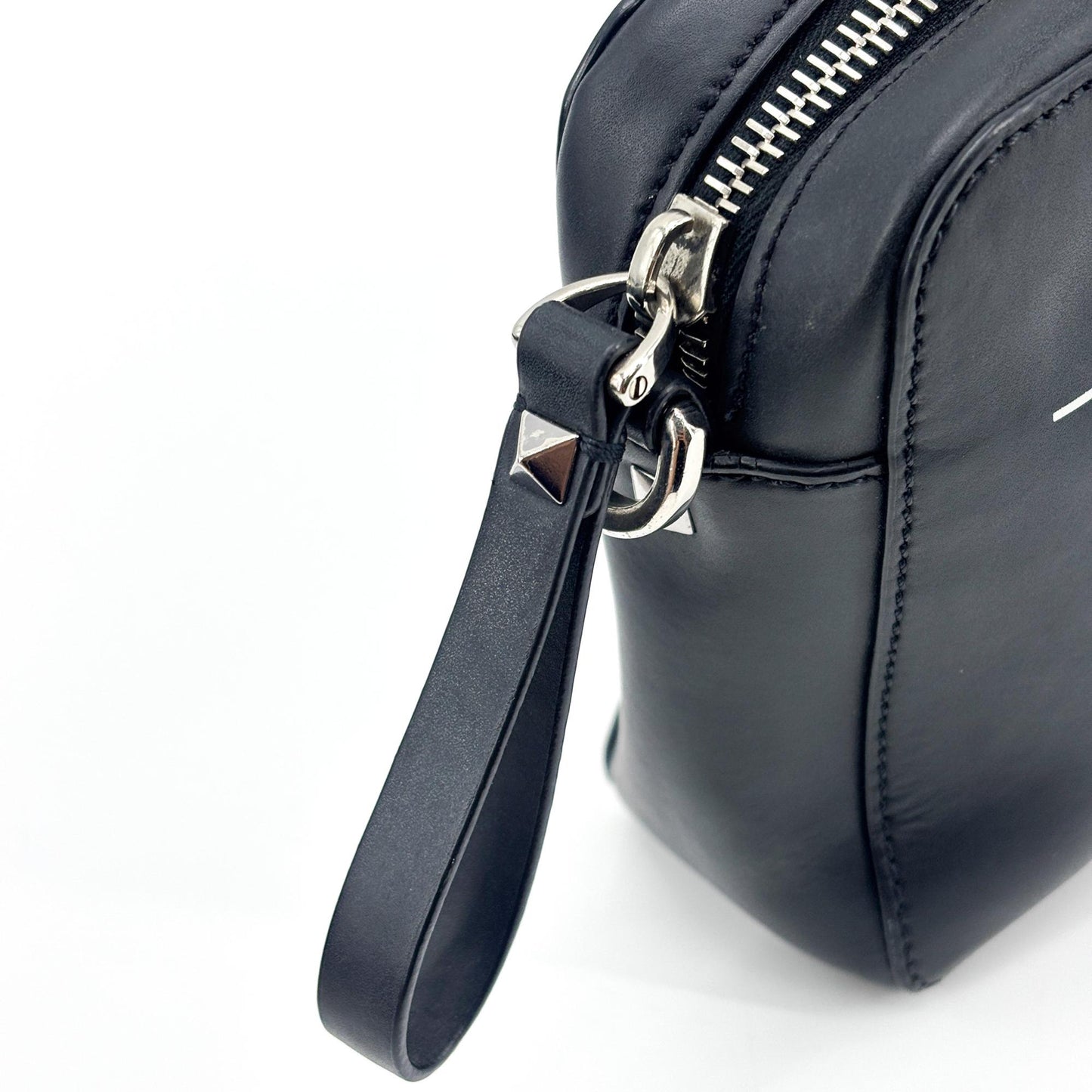 Valentino Garavani VLTN Leather Camera Bag Black