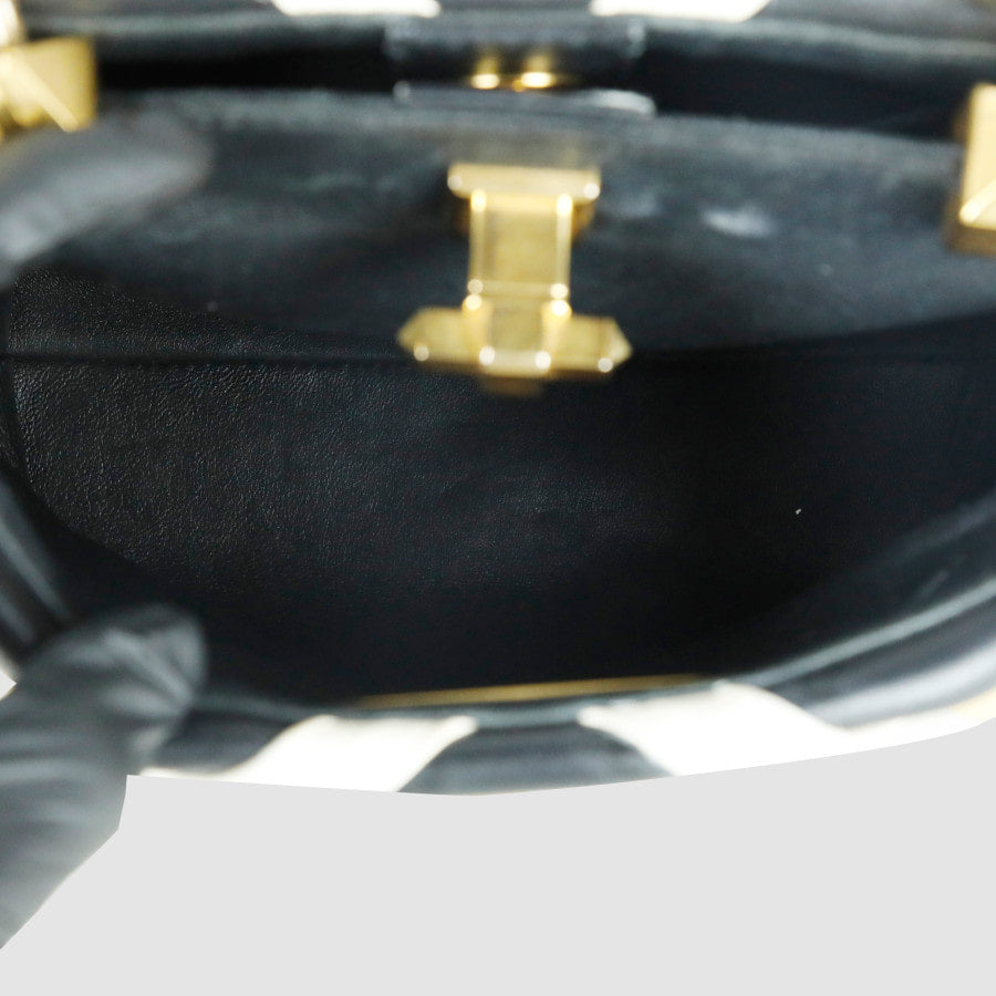 Roman studded bucket bag tote bag shoulder bag