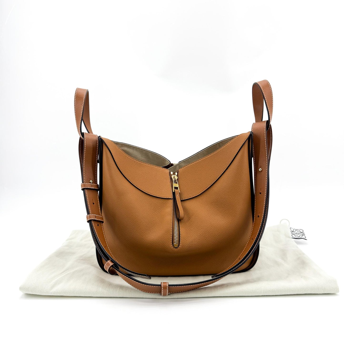 Loewe Hammock Bag Small Tan