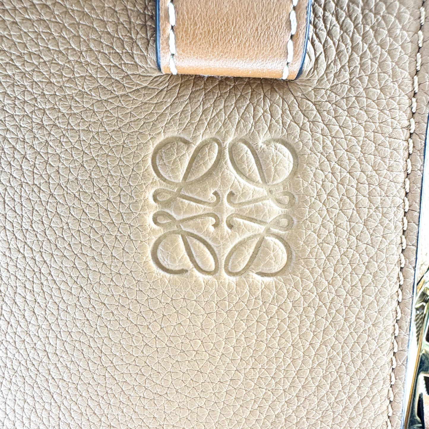 Loewe Hammock Bag Small Tan