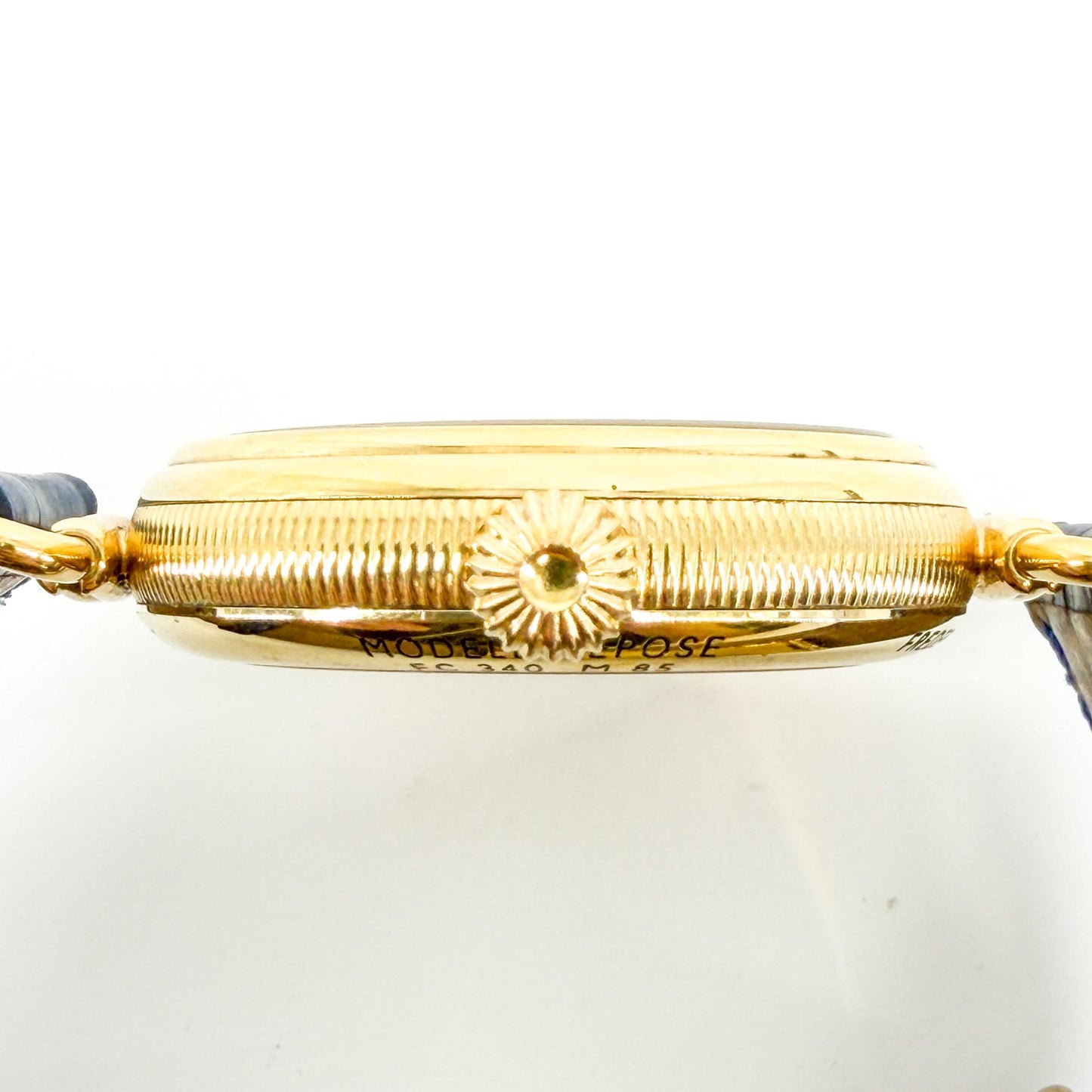 Frederique Constant Classic Power Reserve GMT Gold Blue Strap
