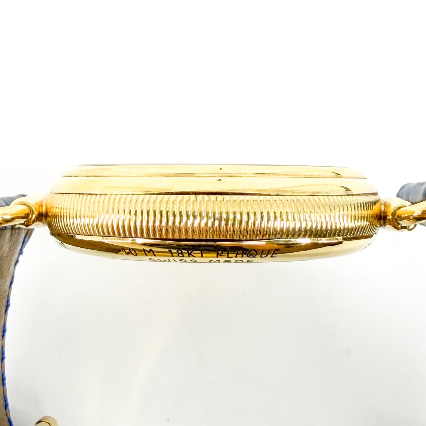 Frederique Constant Classic Power Reserve GMT Gold Blue Strap