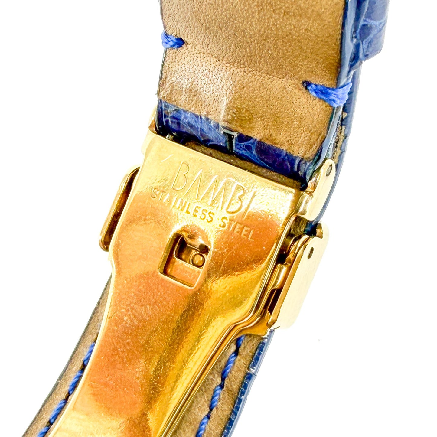 Frederique Constant Classic Power Reserve GMT Gold Blue Strap