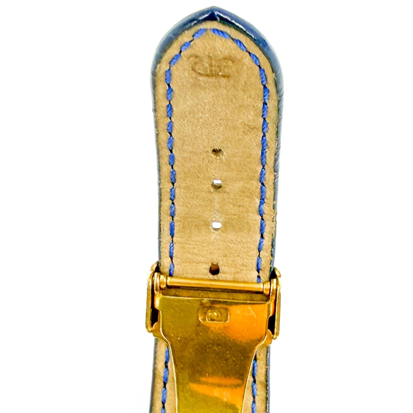Frederique Constant Classic Power Reserve GMT Gold Blue Strap