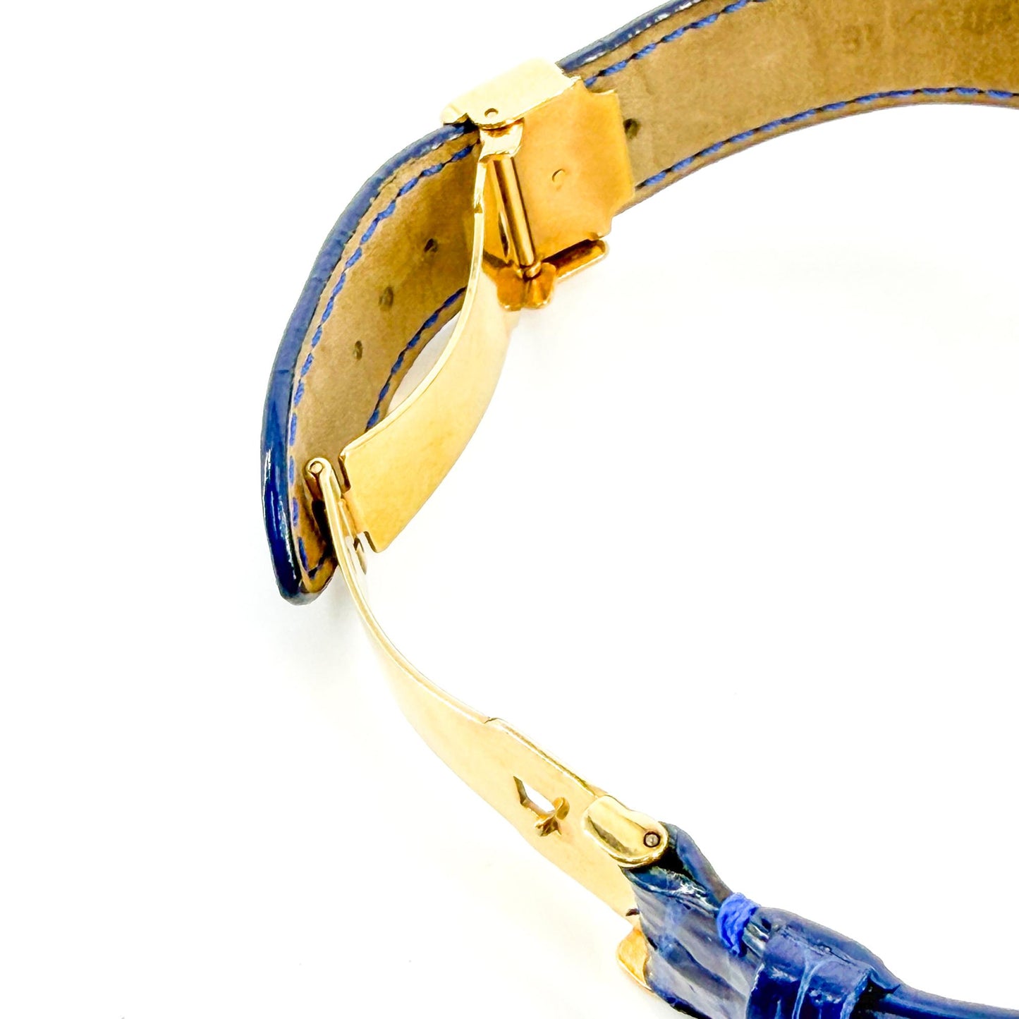 Frederique Constant Classic Power Reserve GMT Gold Blue Strap