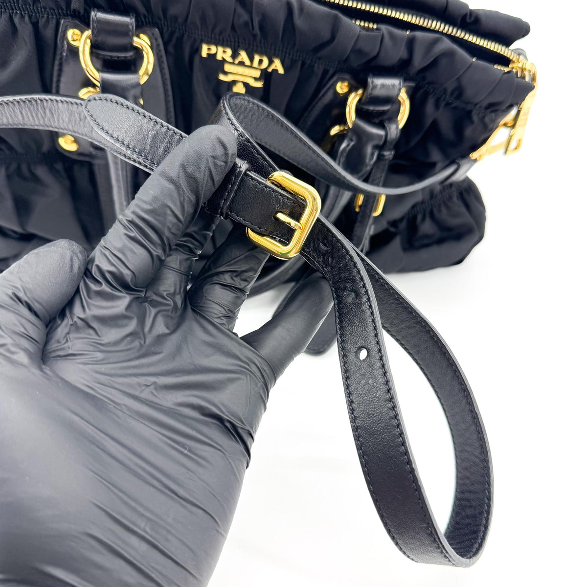 Prada Tessuto Gaufre tote bag
