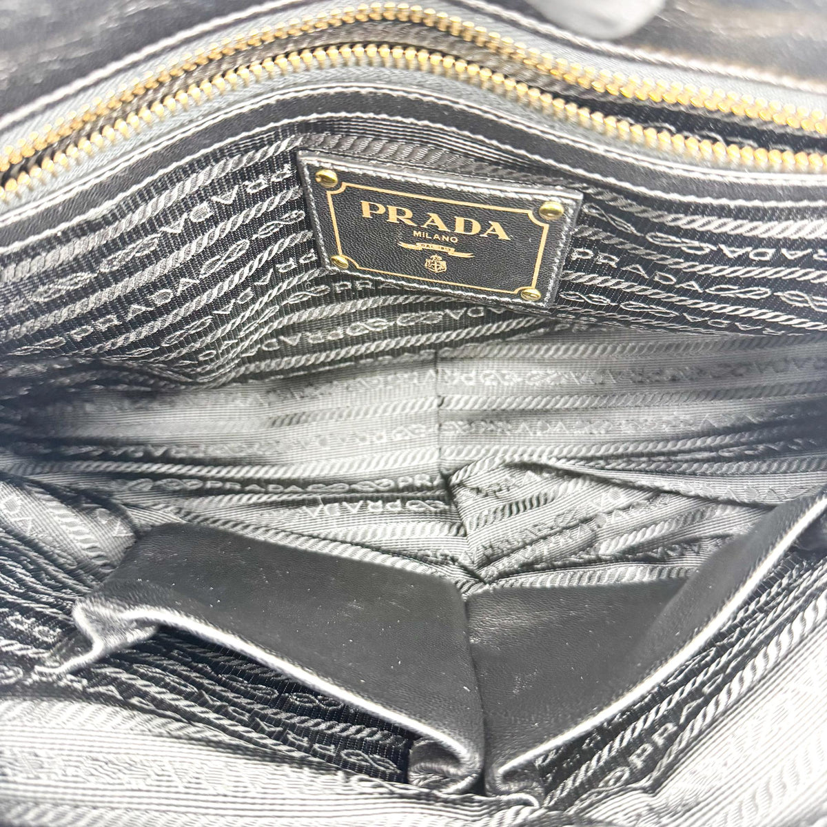 Prada Tessuto Gaufre tote bag